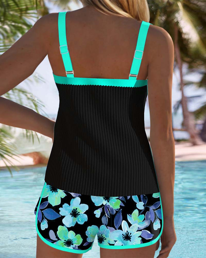 São Paulo | Conjunto de Tankini Elegante em Dois Peças