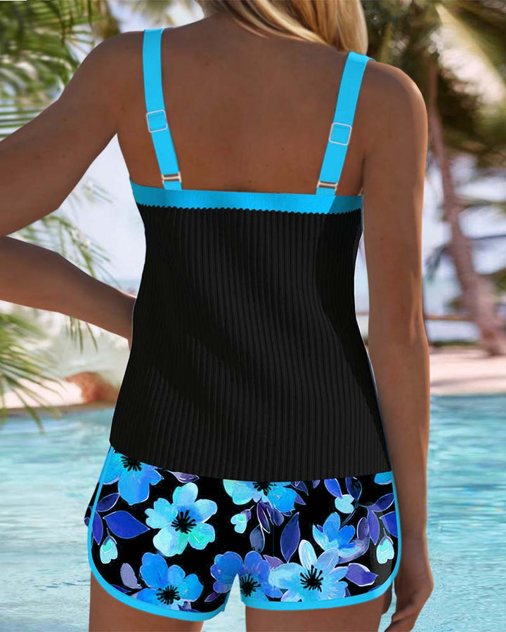 São Paulo | Conjunto de Tankini Elegante em Dois Peças