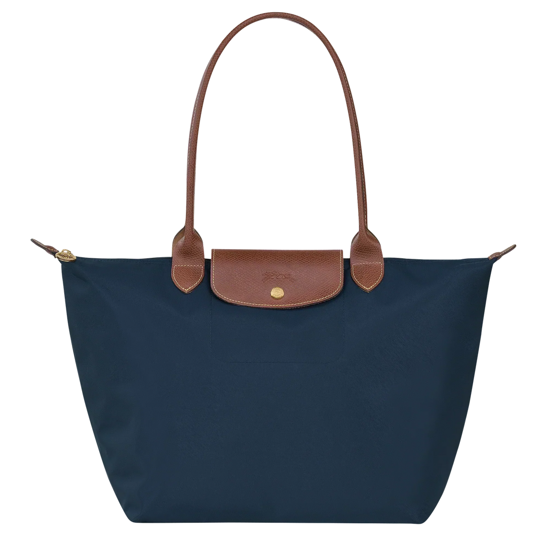 Longchamp - Grande Tote Le Pliage, Azul Marinho