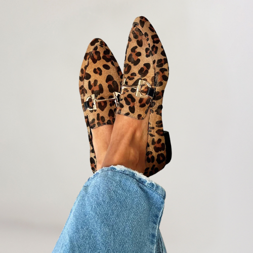 Juul | Mocasines sofisticados com estampado e detalhes subtis