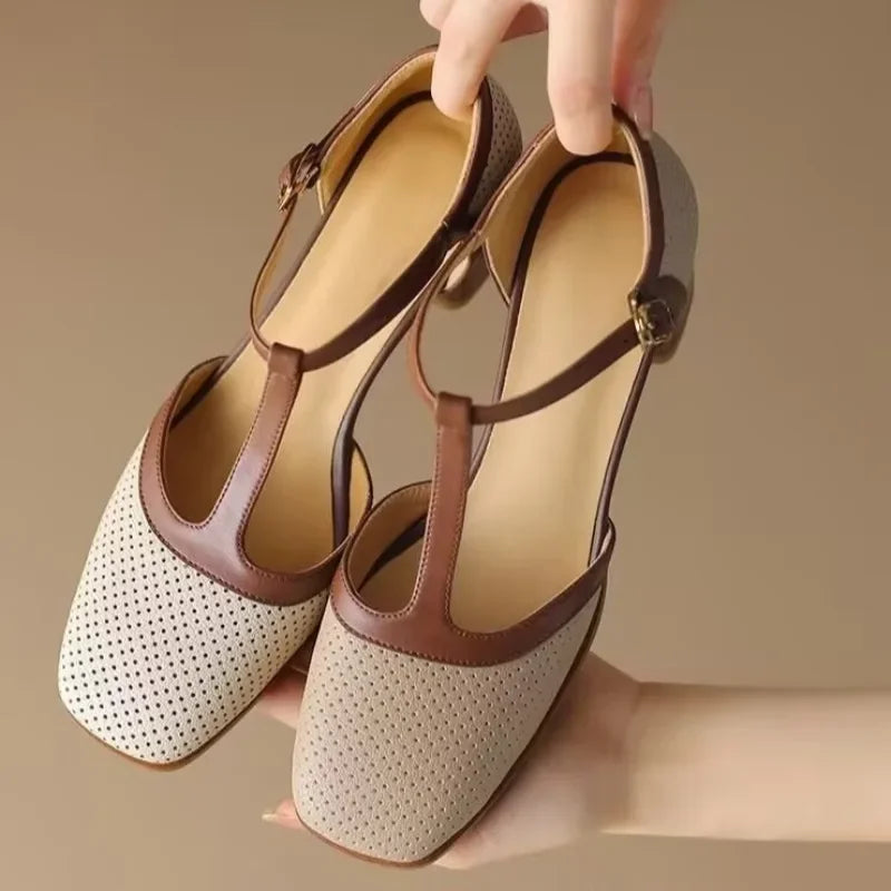 Katarzyna | Sapatos ortopédicos de salto médio