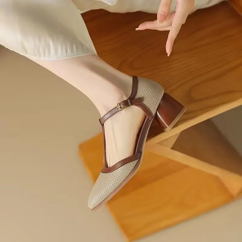 Katarzyna | Sapatos ortopédicos de salto médio