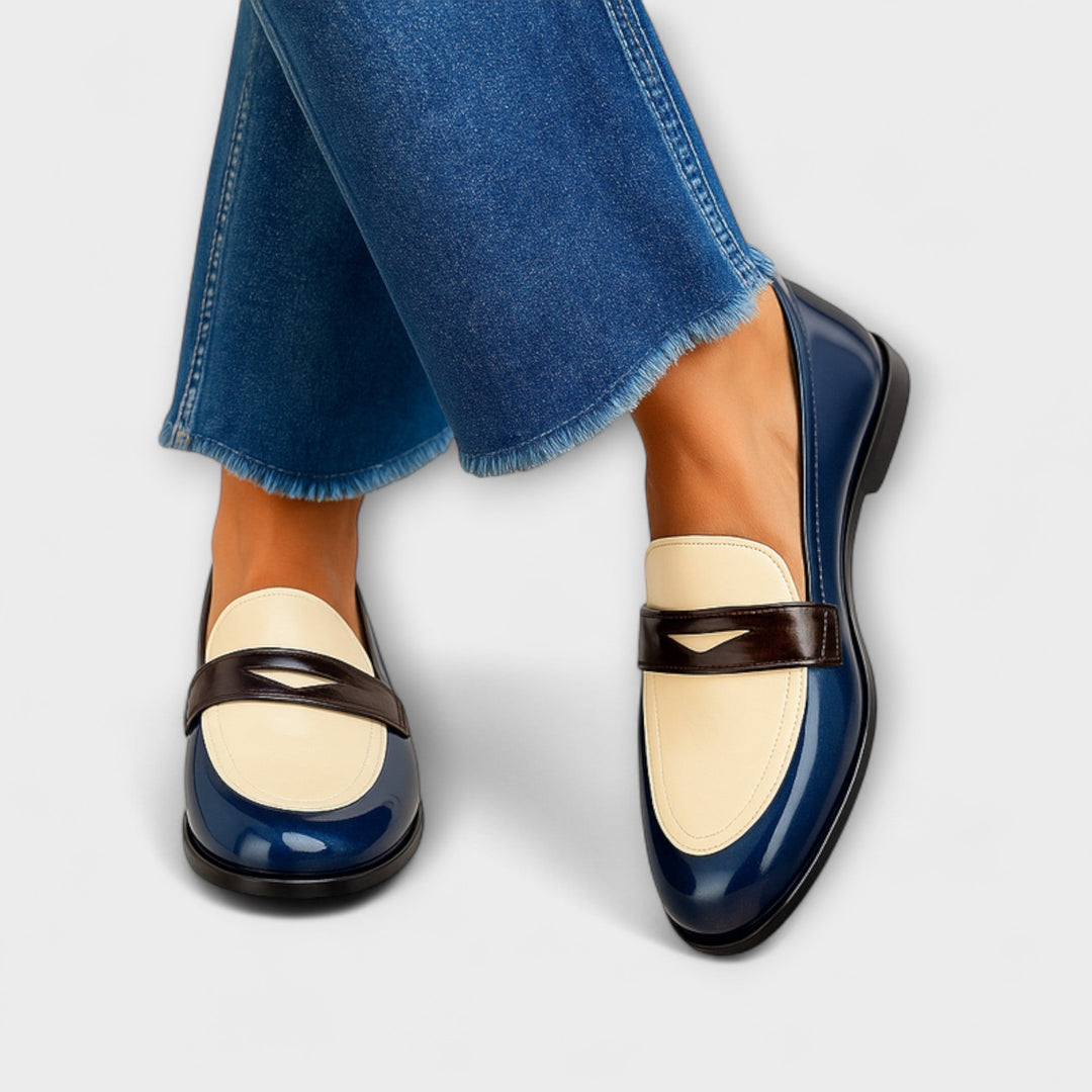 Claudia | Mocasins de contraste